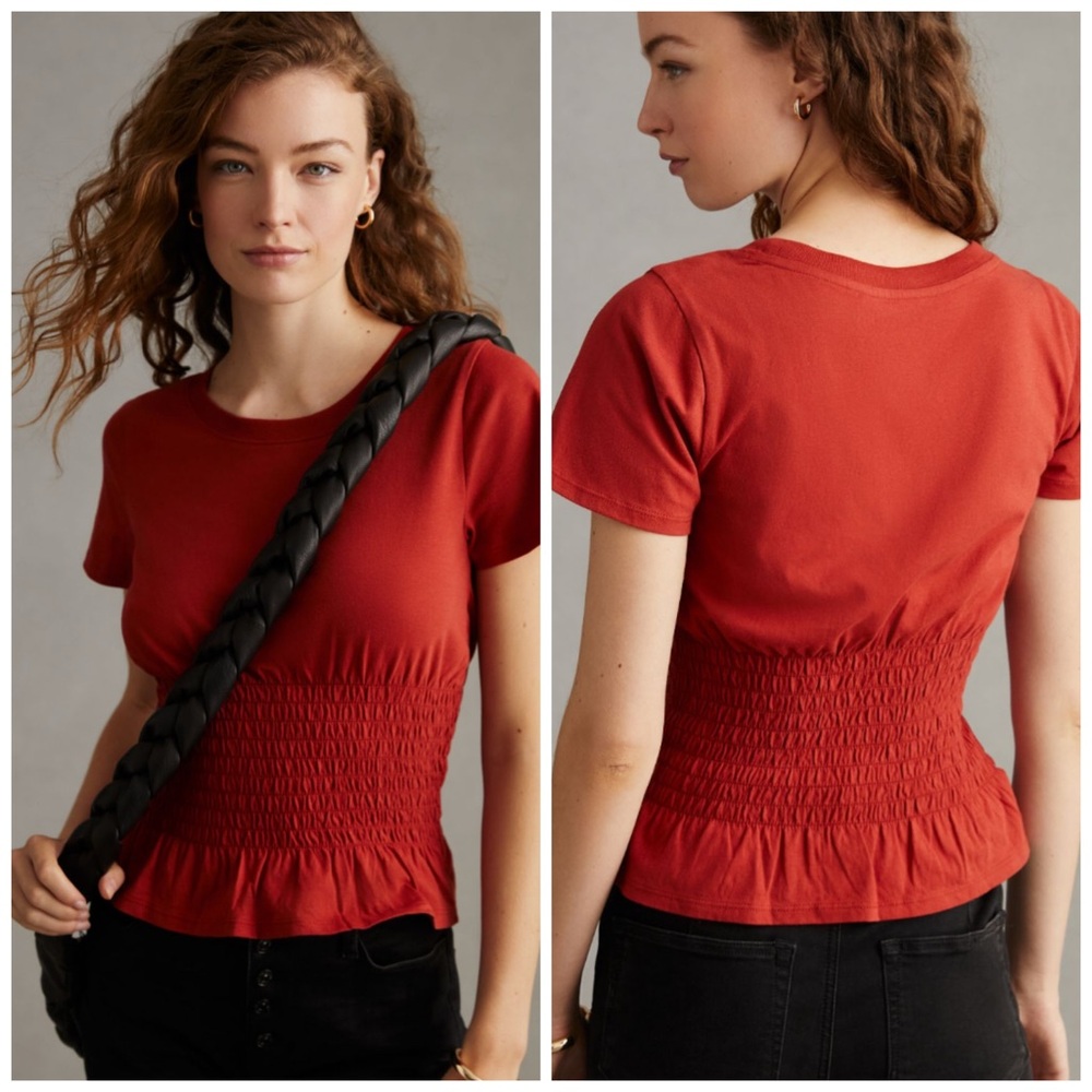 Maeve Smocked Tee